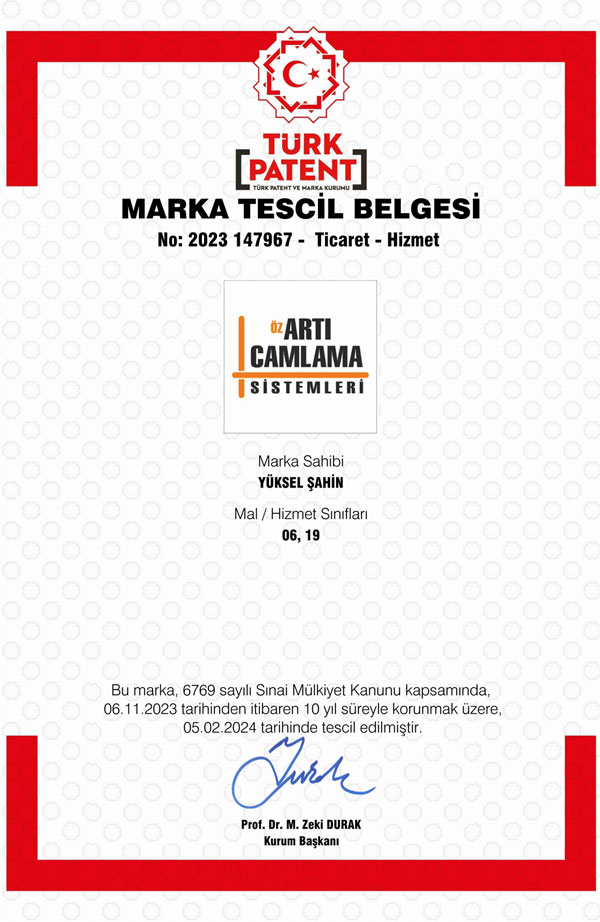 marka tescil belgesi